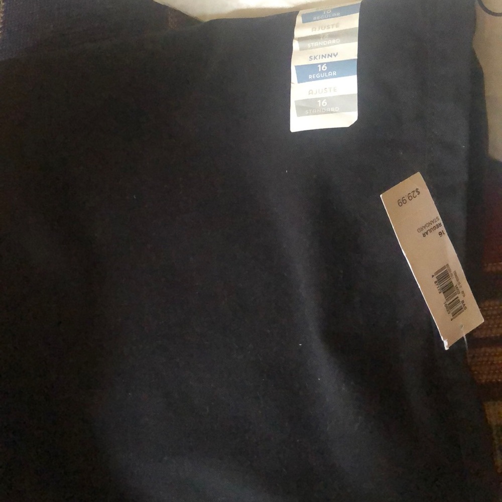 Skinny jeans size 16 black